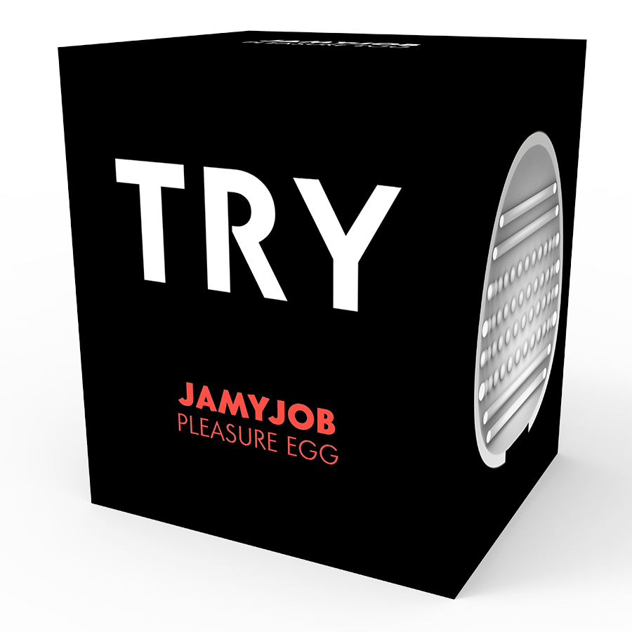 JAMYJOB - DISCREET MASTURBATOR EGG BLACK TRY VERSION