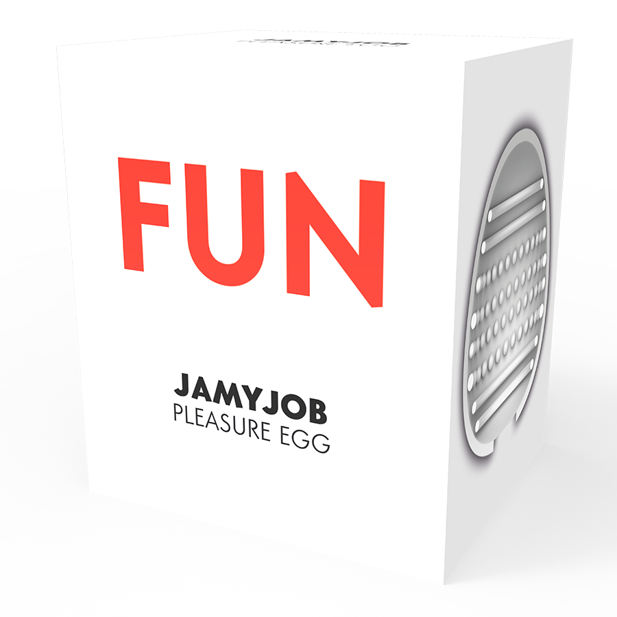 JAMYJOB - DISCREET RED FUN EDITION MASTURBATOR EGG