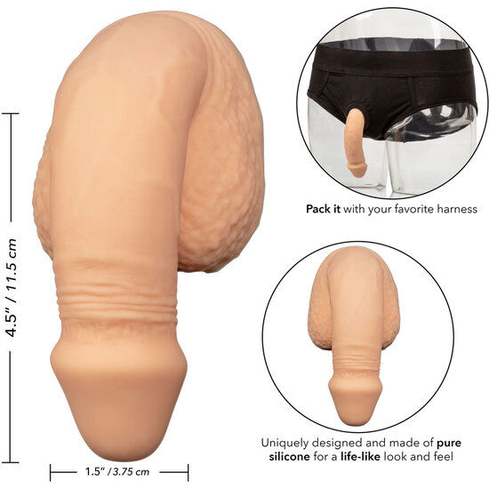 CALEXOTICS - PACKING PENIS PENE DE SILICONA 12.75CM NATURAL