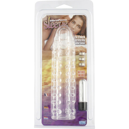 SEVEN CREATIONS - PENIS SHEATH WITH TRANSPARENT VIBRATION