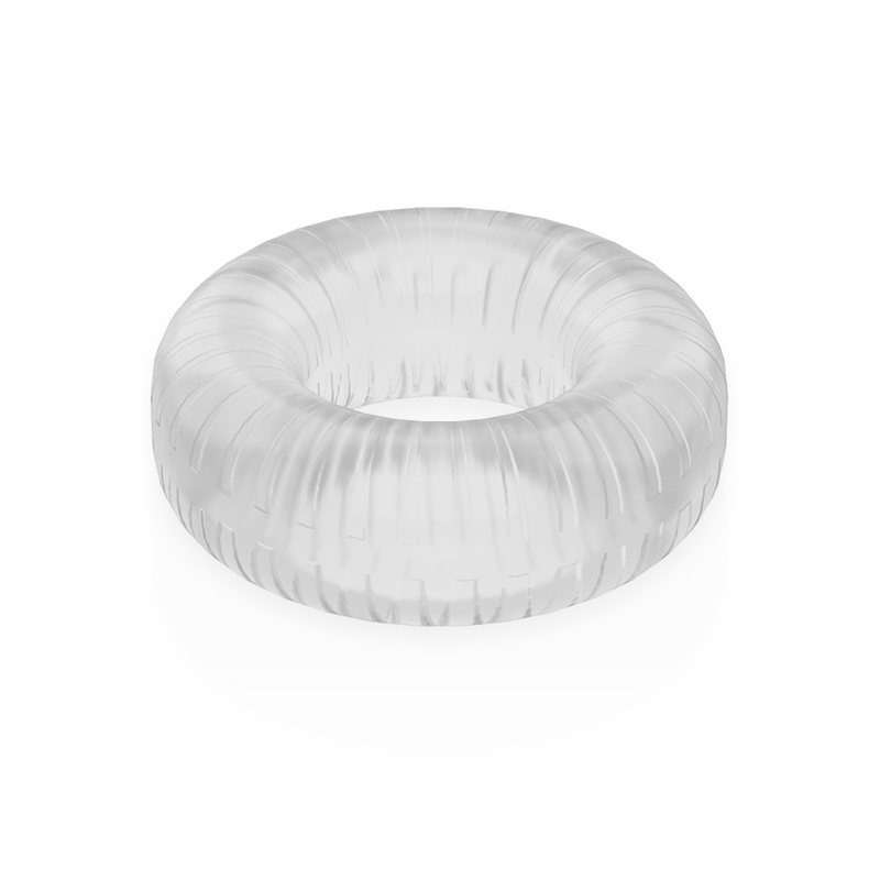 POWERING- SUPER FLEXIBLE Y RESISTENTE ANILLO PENE  4.5CM PR07 CLEAR