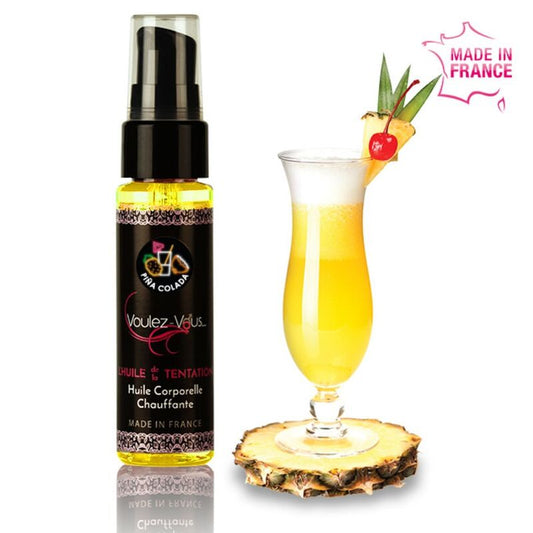 VOULEZ-VOUS - ACEITE EFECTO CALOR - PIÑA COLADA 35 ML